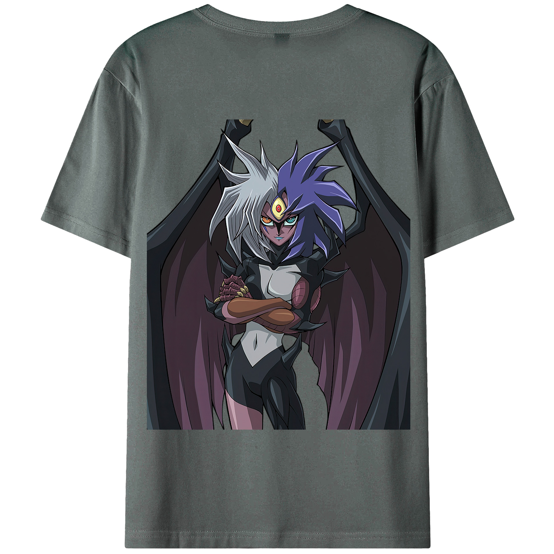 （画像用） 遊☆戯☆王 Yu-Gi-Oh! 綿100％半袖Tシャツ（背面プリント）